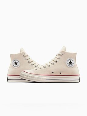 NWT Converse Chuck 70 Hi-Top Canvas Parchment Shoes